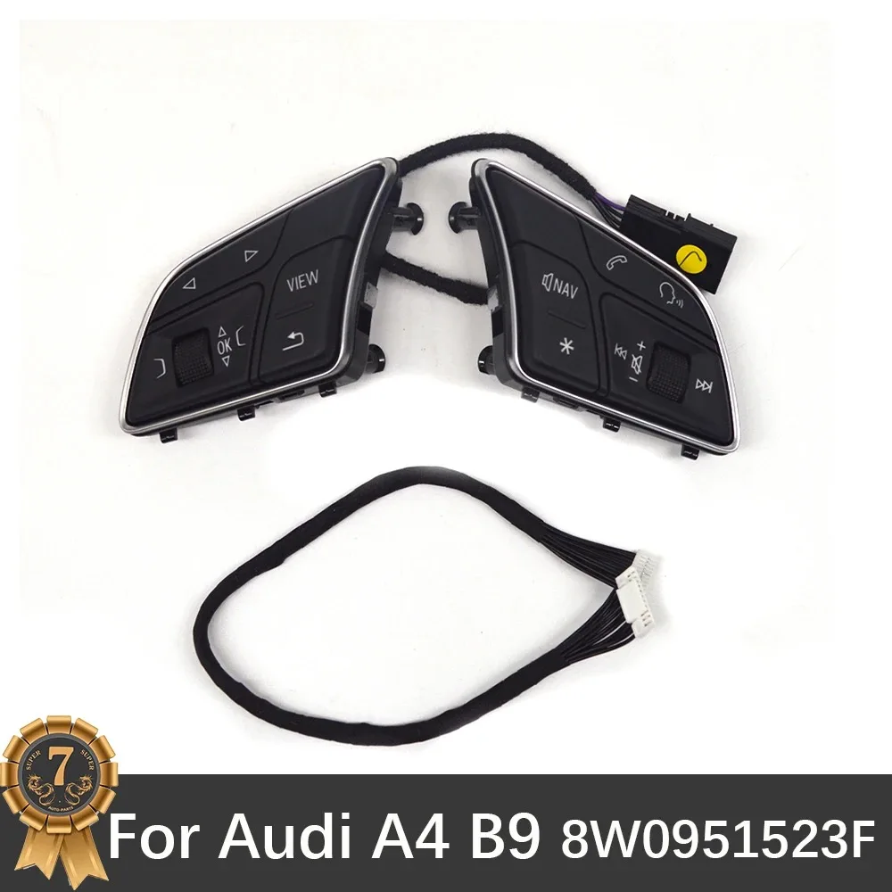 

Для Audi A5 S5 A4 B9 Многофункциональная кнопка на руле 8W0951523F 8W0 951 523 F