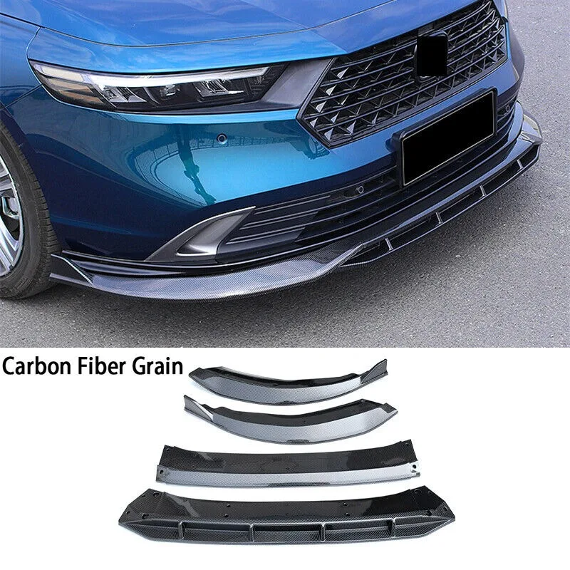 Передний бампер из углеродного волокна спойлер сплиттер для Honda Accord 11th 2023-2024