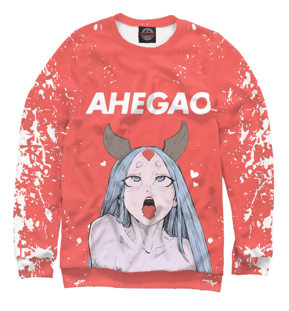 Мужской свитшот c 3D принтом Ahegao | Мужская одежда