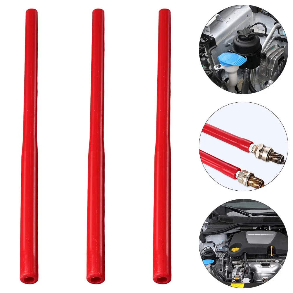 

3Pcs Practical Car Spark Plug Wrenches Auto Spark Plug Repairing Tools (Red)