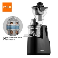 MIUI FilterFree Slow Juicer with Stainless Steel Strainer(FFS6),8-Stage Screw Masticating Original Juicer,Commercial Flagship 1