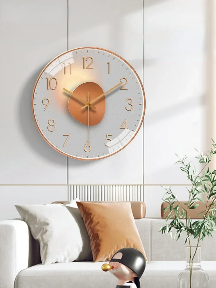 Креативные минималистичные настенные часы пластиковые бесшумные цифровые с