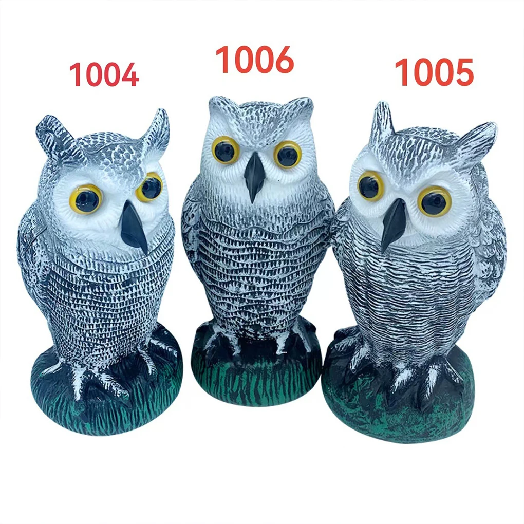 Пластиковая приманка в виде совы для искусственного пугала декоративная статуя