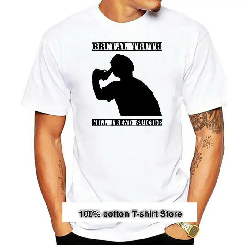 

Camiseta Brutal Truth v24 Kill Trend Suicide, color blanco, grindcore, todas las tallas, S-5XL