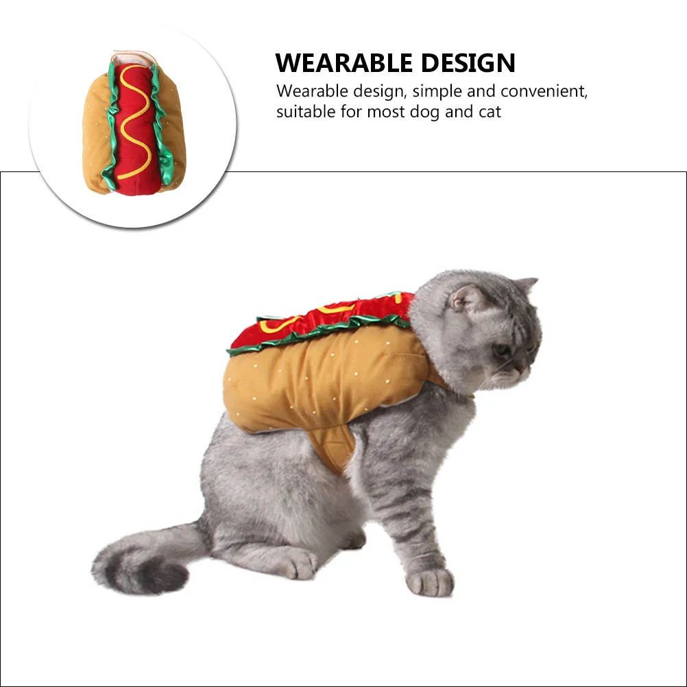 

Christmas Costumes Pet Transformation Halloween Props Cat Cosplay Polyester Gift