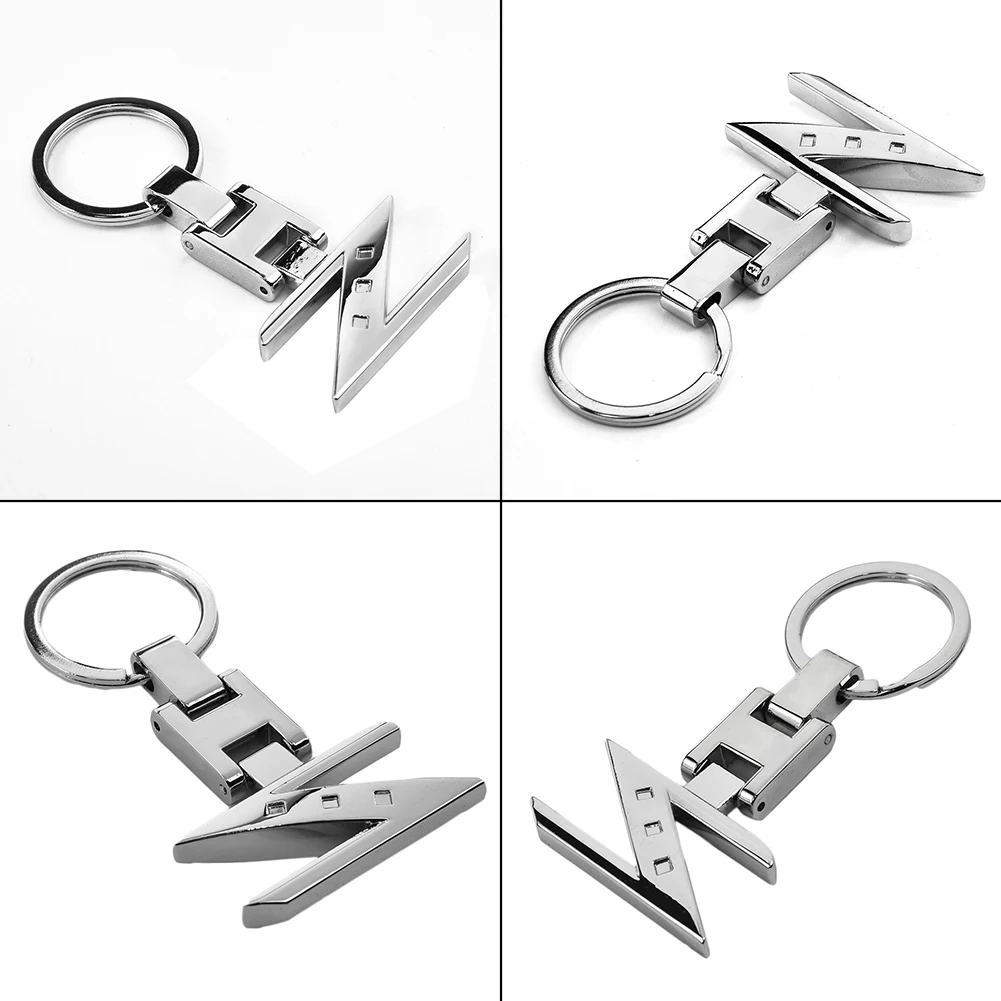 

Gift 1pc Key Chain Fashion Z Style Chrome For Nissan 350Z 370Z Z Ring 280ZX 300ZX New Hot Sale High Quality Accs