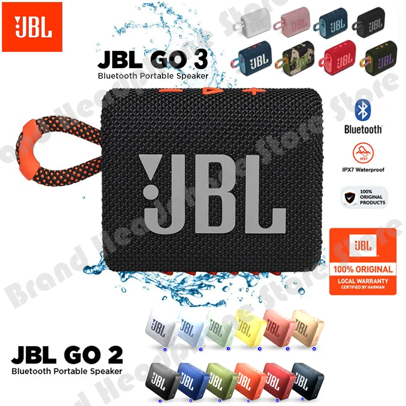 Bluetooth-Колонка JBL GO 3/GO 2 Беспроводная IP67 |