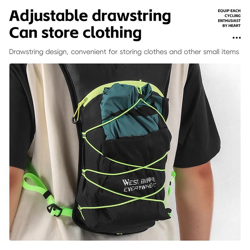 WEST BIKING велосипедный рюкзак портативный вместительный водный уличный спортивный