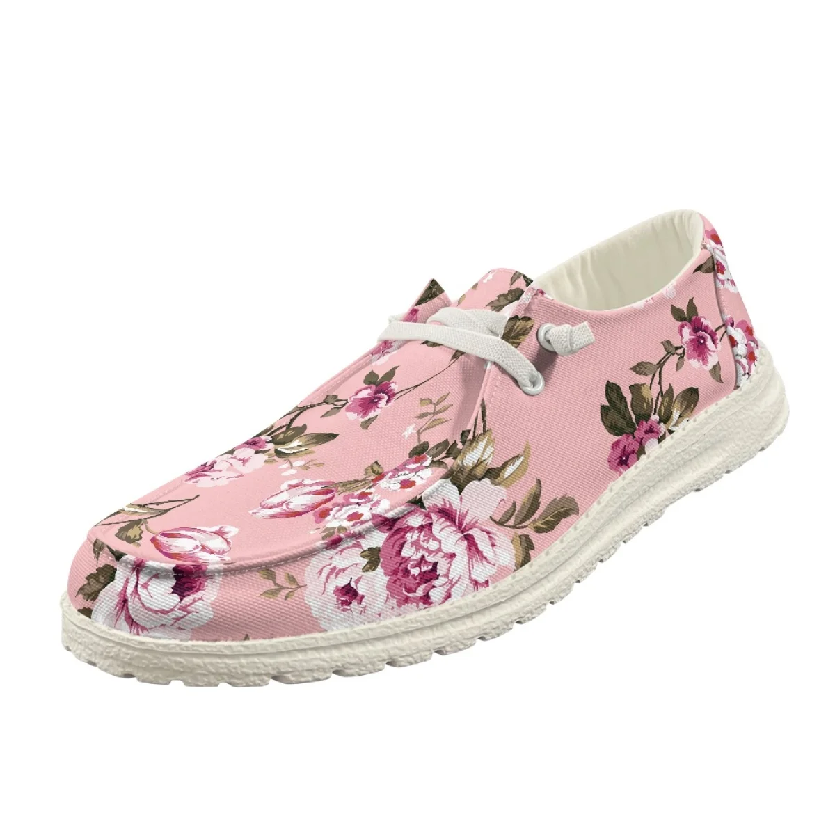 

Лоферы ELVISWORD женские с квадратным носком, повседневные прочные туфли на плоской подошве, с 3D принтом роз, для вождения, весенние кроссовки, топ-сайдеры