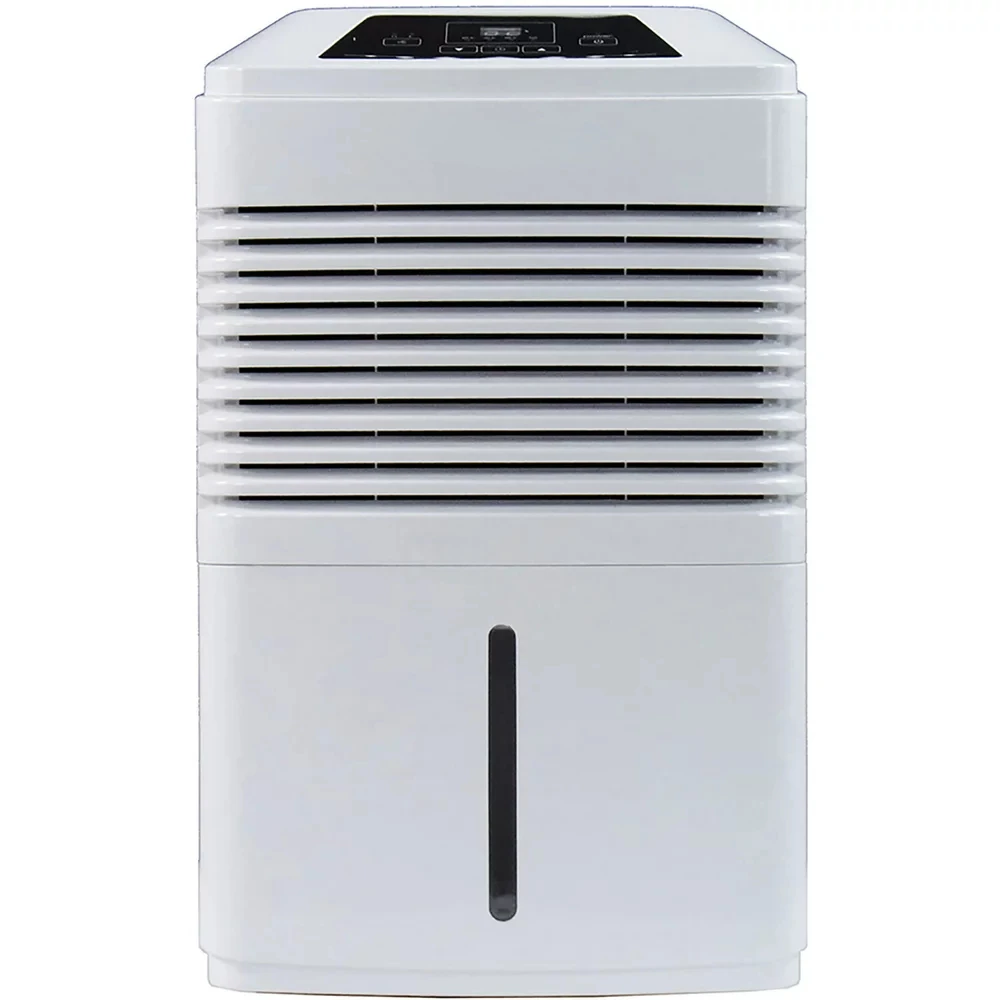 

Pt 1,800 Sq Ft Dehumidifier in White - Adjustable Humidistat, Automatic Shut-Off