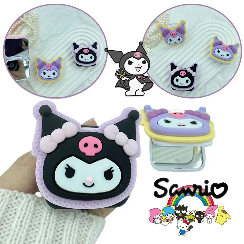Sanrio Kuromi мультяшный держатель для телефона зеркальная машина стенд переноски