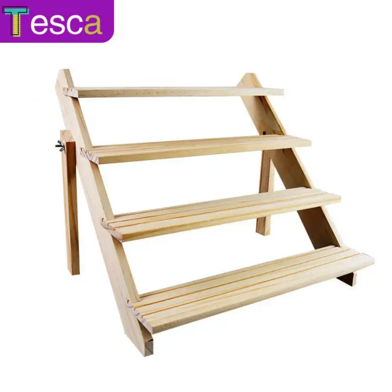 

Easy Install Jewelry Display Rack Large Space Earring Stand Humanized Design Solid Wood Matt Earring Display Rack Vintage