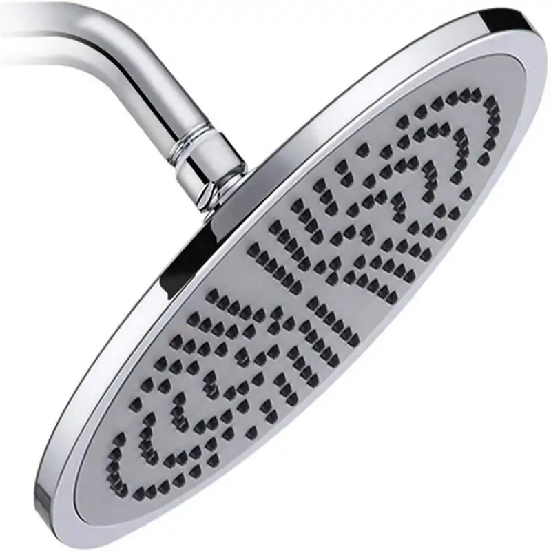 

Inch Rain High Pressure Shower Head G1/2 Adjustable Bathroom Shower Head Spray Stainless Steel Polished Chrome Bath Rain Round