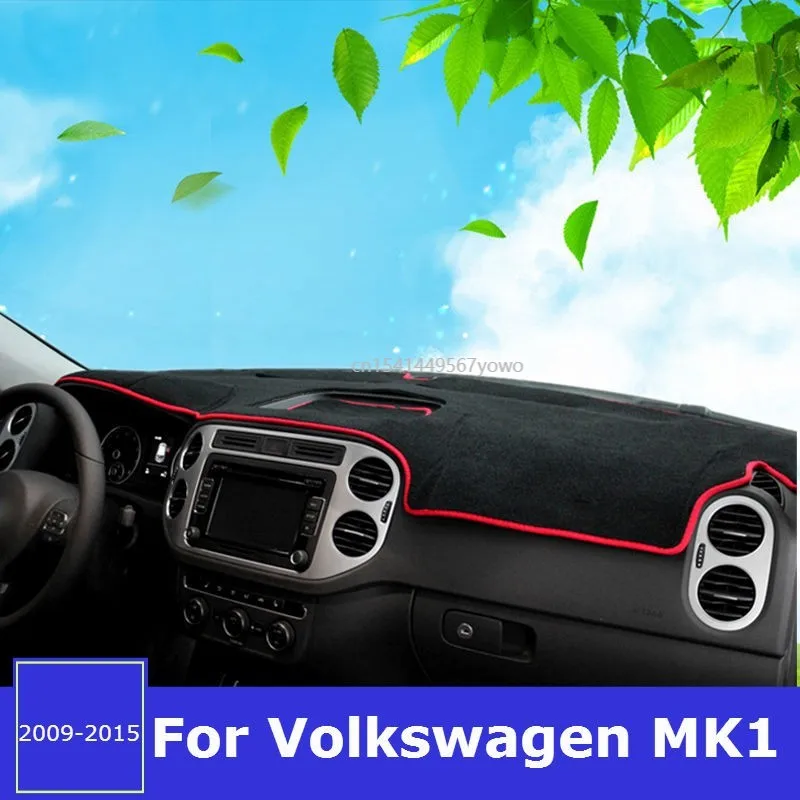 

For Volkswagen VW Tiguan MK1 MK2 2009-2018 2019 2020 Car Dashboard Cover Mat Sun Shade Pad Instrument Panel Carpets Accessories