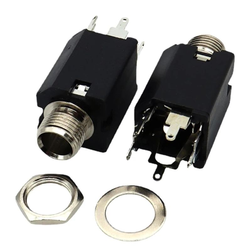 

50V 0.5A（VA）Female Socket Mic 6.35MM and Video Socket 5-pin In-line