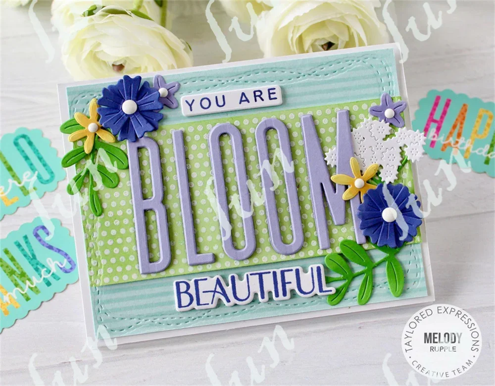 Новинка металлические штампы трафарет для 2024 Alpha Bits Набор изготовления открыток