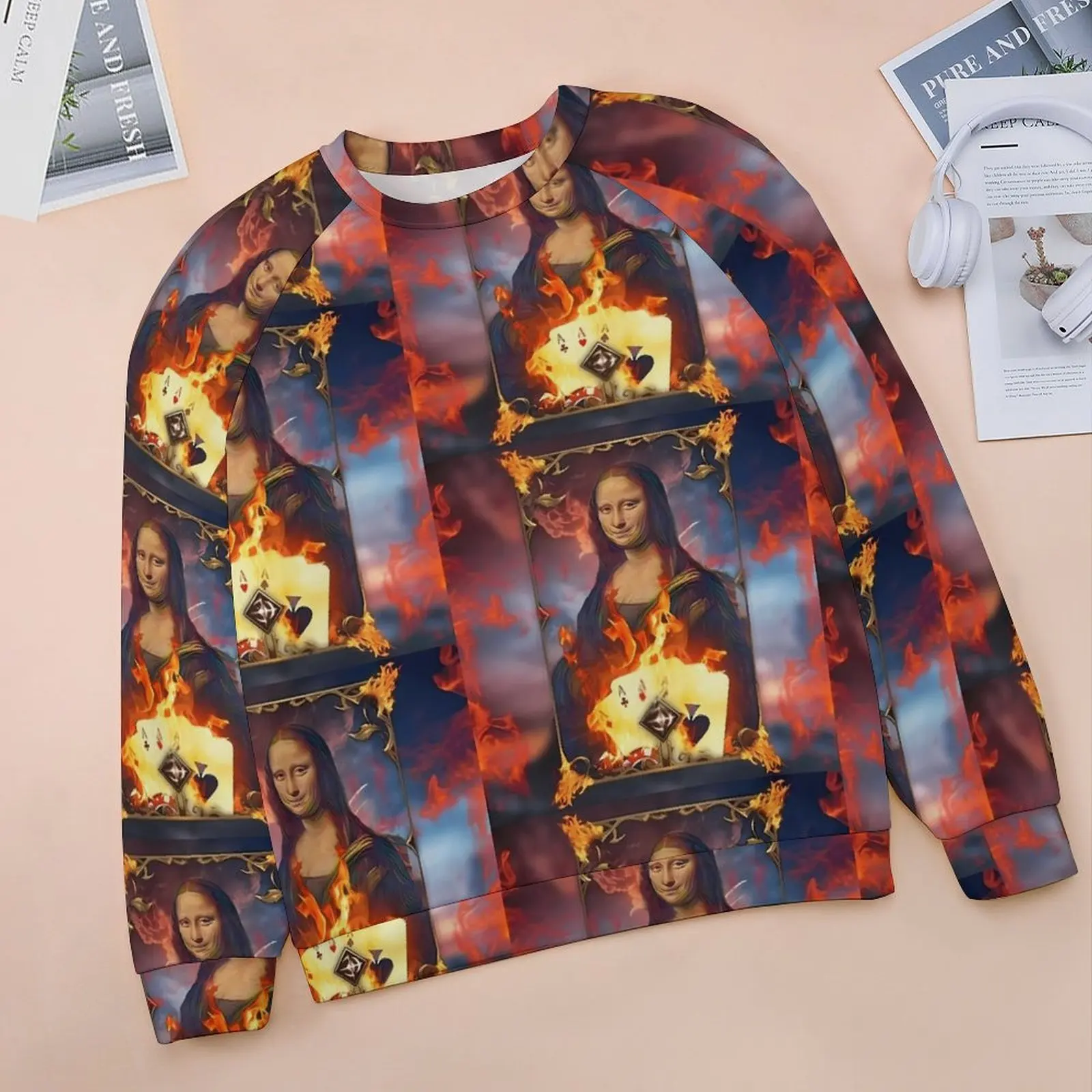 Повседневные толстовки Queen Mona Lisa с изображением знаменитостей элегантная