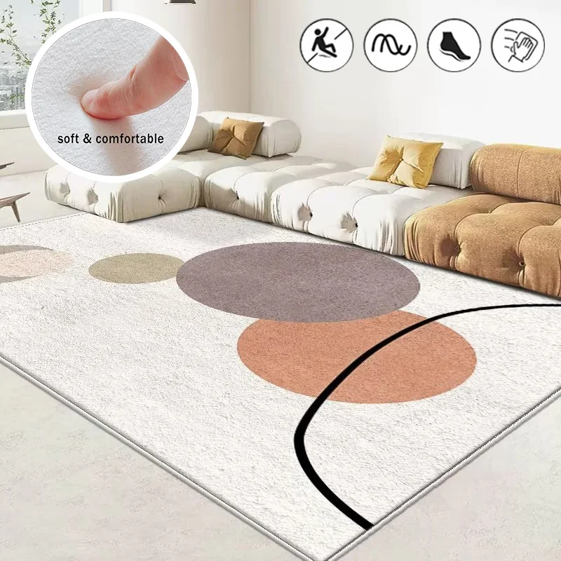 

Коврик для гостиной Morandi, Простой декоративный прикроватный коврик для спальни, современные мягкие ковры для туалетной комнаты, противоскользящий напольный коврик для большой площади