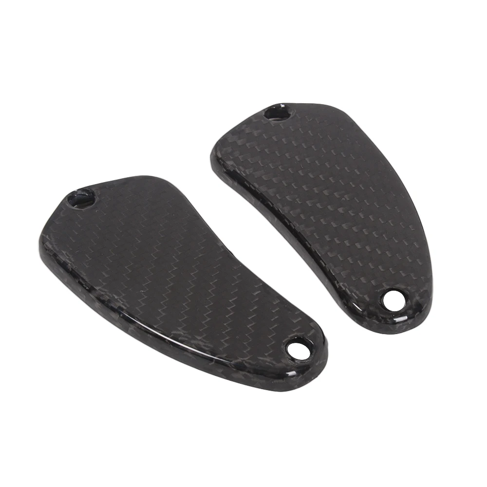 for MV Agusta Brutale 910 Brake Clutch Reservoir Covers 1pair Carbon Fiber Twill Motorcycle Accessories