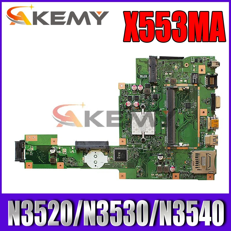 

New! X553MA Laptop motherboard for ASUS X553MA X553M A553MA D553M F553MA K553M Test original mainboard N3520/N3530/N3540