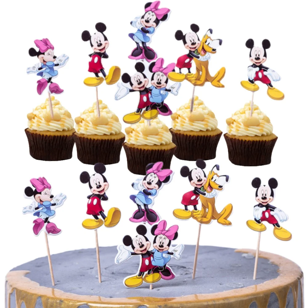 

Набор топперов для кексов Disney Микки и Минни Маус 24 шт