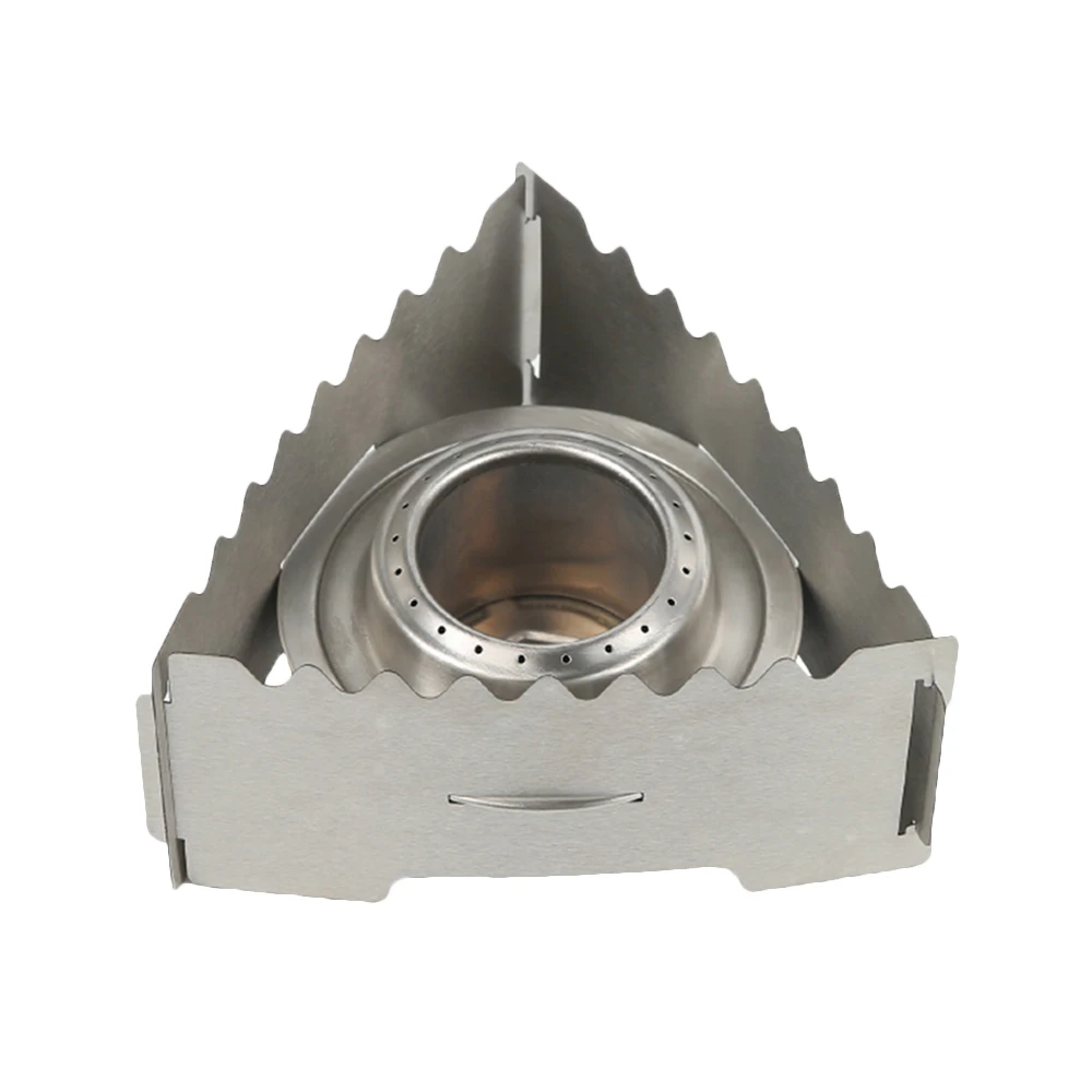 

Outdoor Stainless Steel Alcohol Stove Camping Stove Windshield Windproof Alcohol Burner For Camping Hiking Picnic Cookware