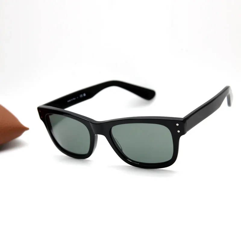 2283 Солнцезащитные очки Мужские дизайнерские Burbank в черной оправе Женские модные