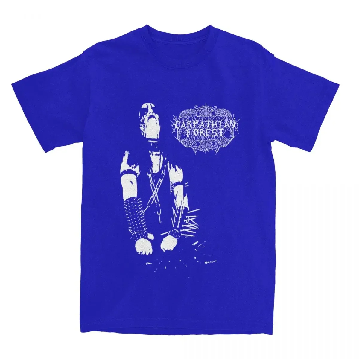 Мужские рубашки с изображением карпатийского леса черные металлические ремешки