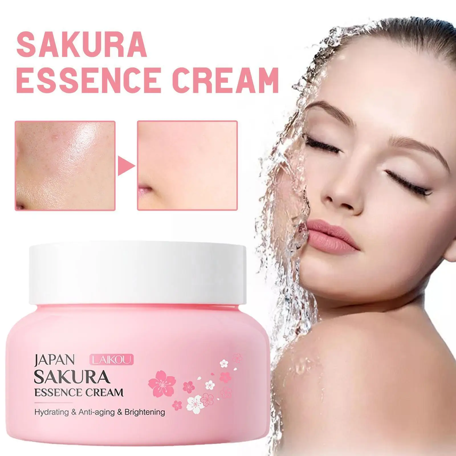 

60g Japan Essence Cream Moisturizing Anti Cream Aging Blossom Anti Care Brighten Skin Skin Wrinkle G2a2