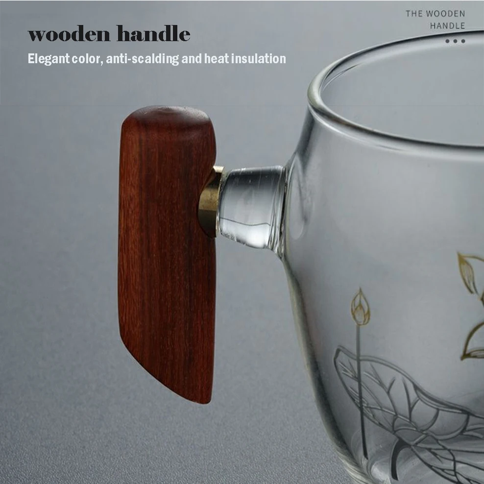 350 мл цветная ракушка для чая ярмарка деревянная ручка теплоизоляция море