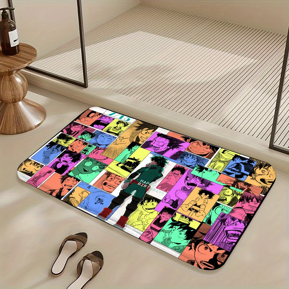 IZUKU Miooriya M My Hero Academia Аниме Напольный Коврик Нескользящий Для Ванной Комнаты