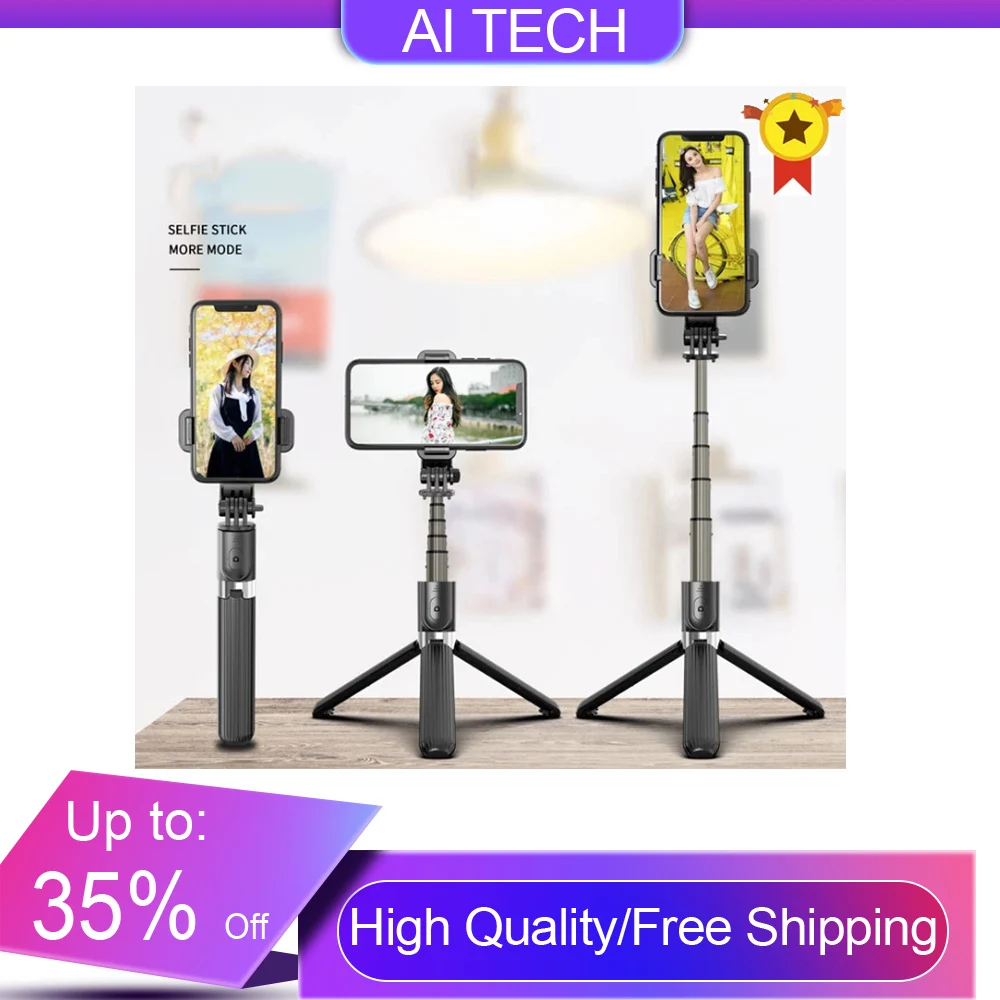 

New Bluetooth Selfie Stick camera mobile phone universal live video L03 tripod for iphone 12 pro xiaomi huawei gopro camera