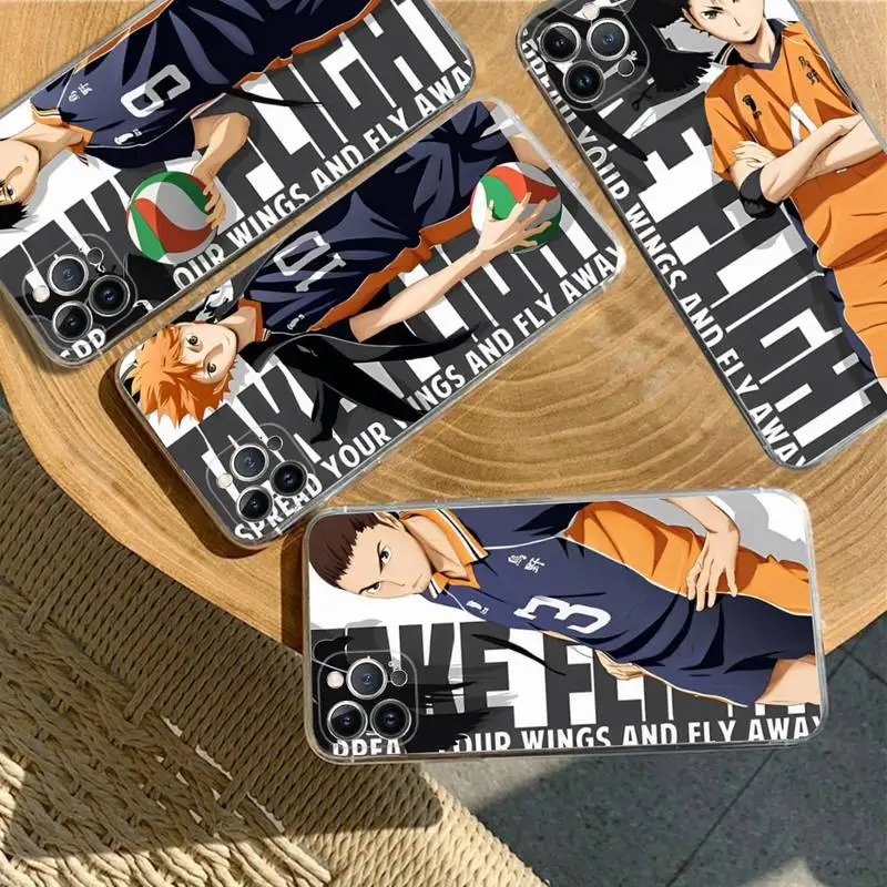 

Anime Haikyuu Love Volleyball Phone Case For iPhone XR X XS Max 14 13 Pro Max 11 12 Mini 6 7 8 plus SE 2020 Printing Cover