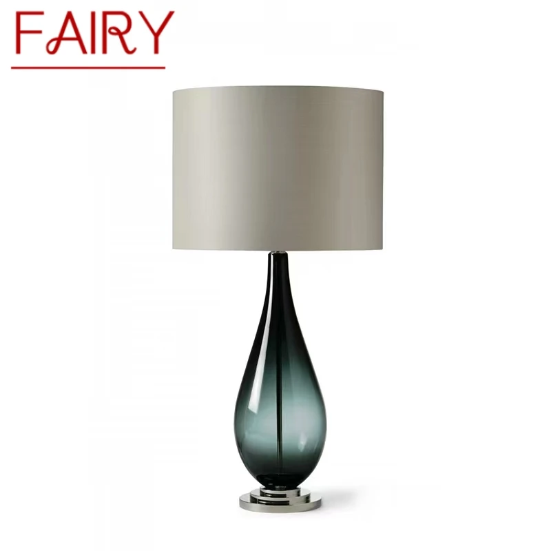 

FAIRY Nordic Modern Glaze Table Lamp Fashionable Art Iiving Room Bedroom Hotel LED Personality Originality Desk Light