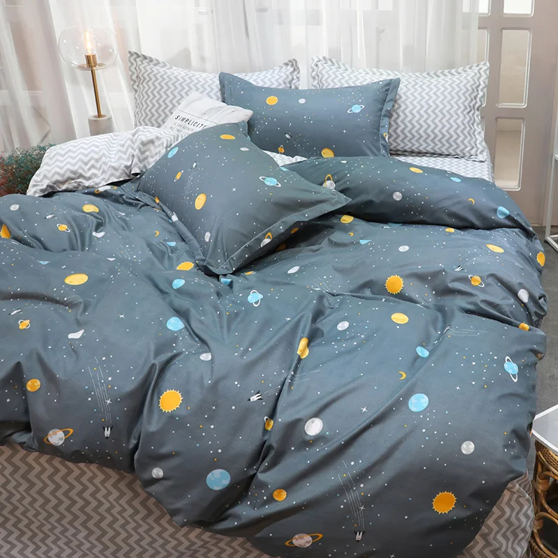 

Комплект постельного белья из 2/3 предметов, Комплект постельного белья из микрофибры для двуспальной кровати