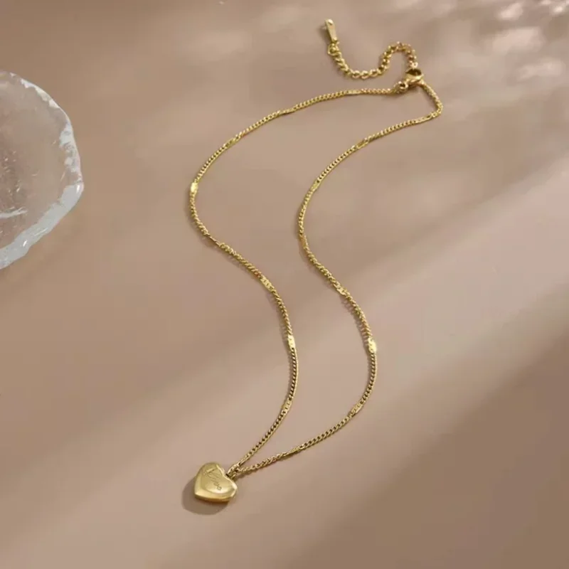 Новинка цепочка для пар с перекрестными краями Геометрическая подвеска в форме