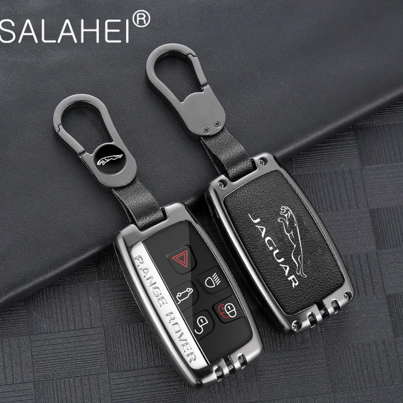 

Zinc Alloy Car Smart Remote Key Fob Case Cover Protection Holder Shell For Jaguar XF XJ XE F-PACE F-Type Keychain Accessories