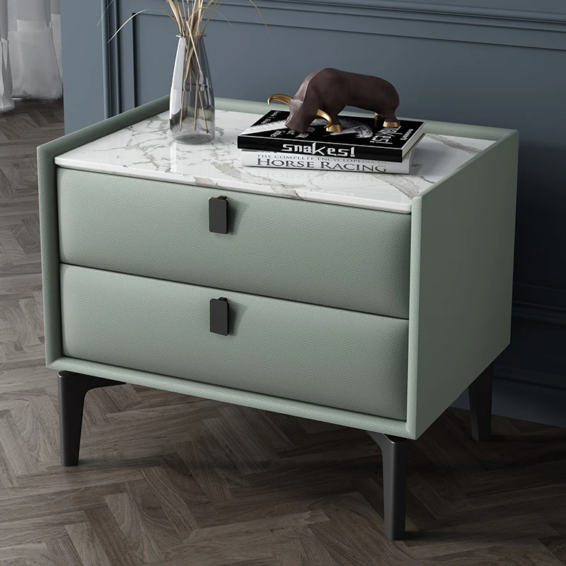 

Luxury Smart Nightstands Wood Modern Corner Bedroom Storage Bedside Cabinet Living Room Makeup Table De Chevet Bedroom Furniture