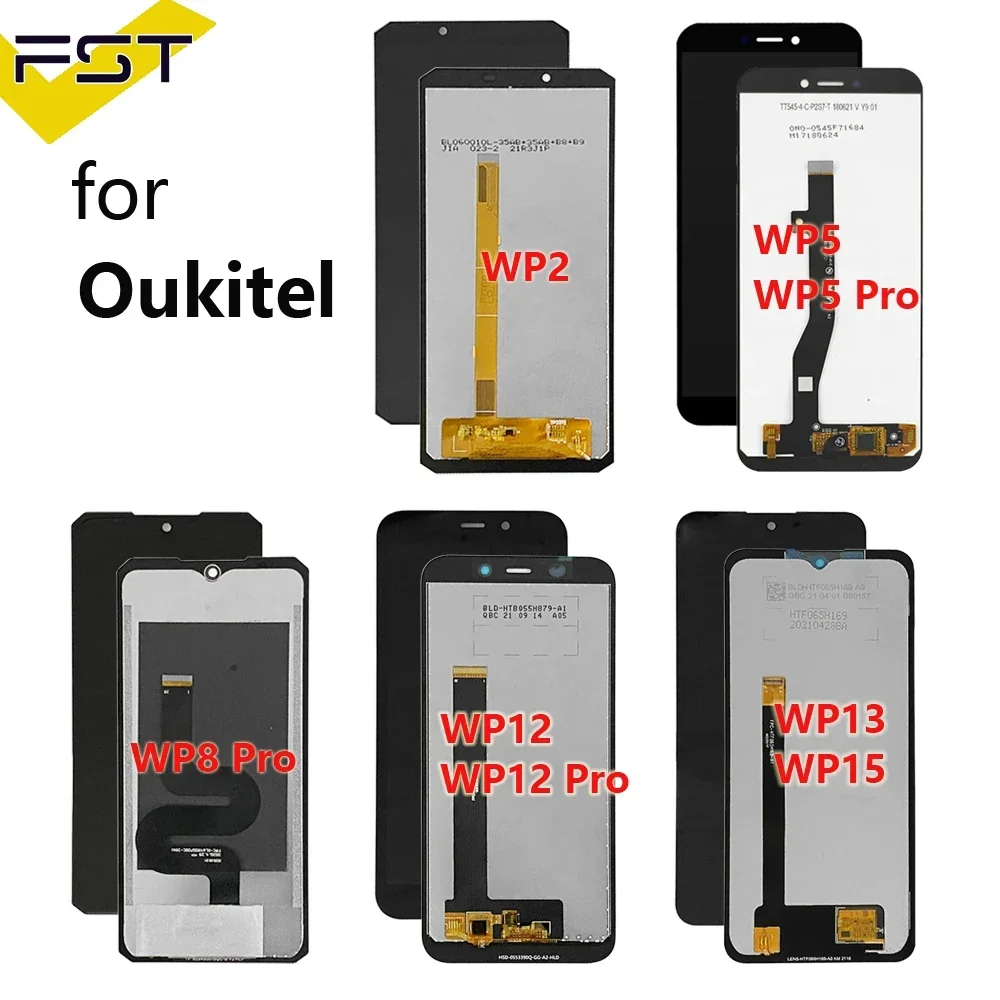 Фото Оригинальный ЖК-дисплей Oukitel WP5 Pro, дигитайзер сенсорного экрана в сборе для Oukitel WP21 WP7 WP8 WP26 WP13 WP15 WP12 WP28 WP19 №2