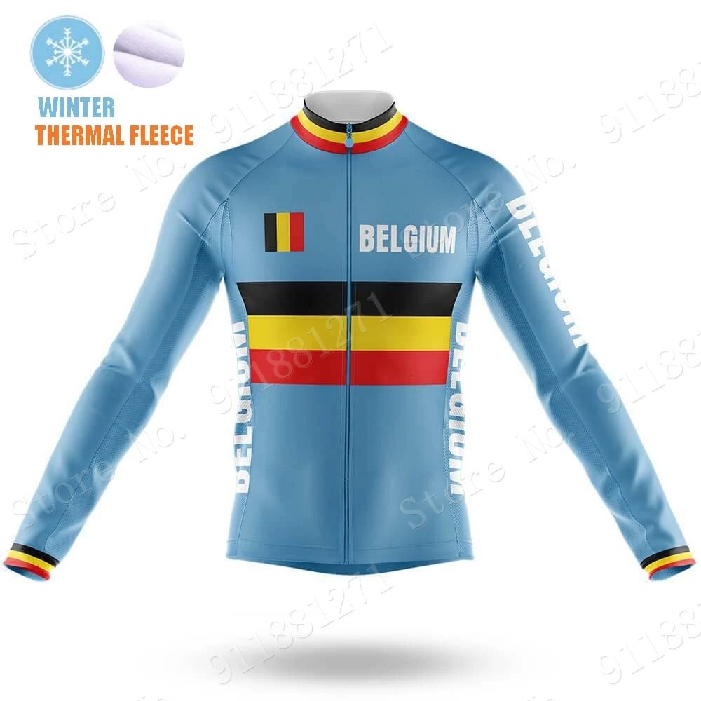 

Cycling Jersey Belgium Flag 2022 Long Sleeve Clothing Race Road Bike Shirt Bicycle Top MTB Uniform Ropa