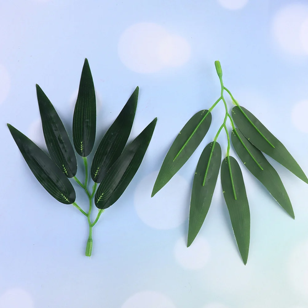 

30 Pcs Flower Arrangement Material Leaves DIY Wreath Artificial Plants Decorative Fake Crafts
