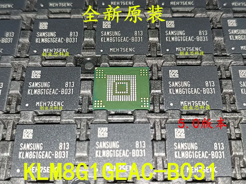 

5pcs original new KLM8G1GEAC-B031Word BankEMMC BGA153 5.0