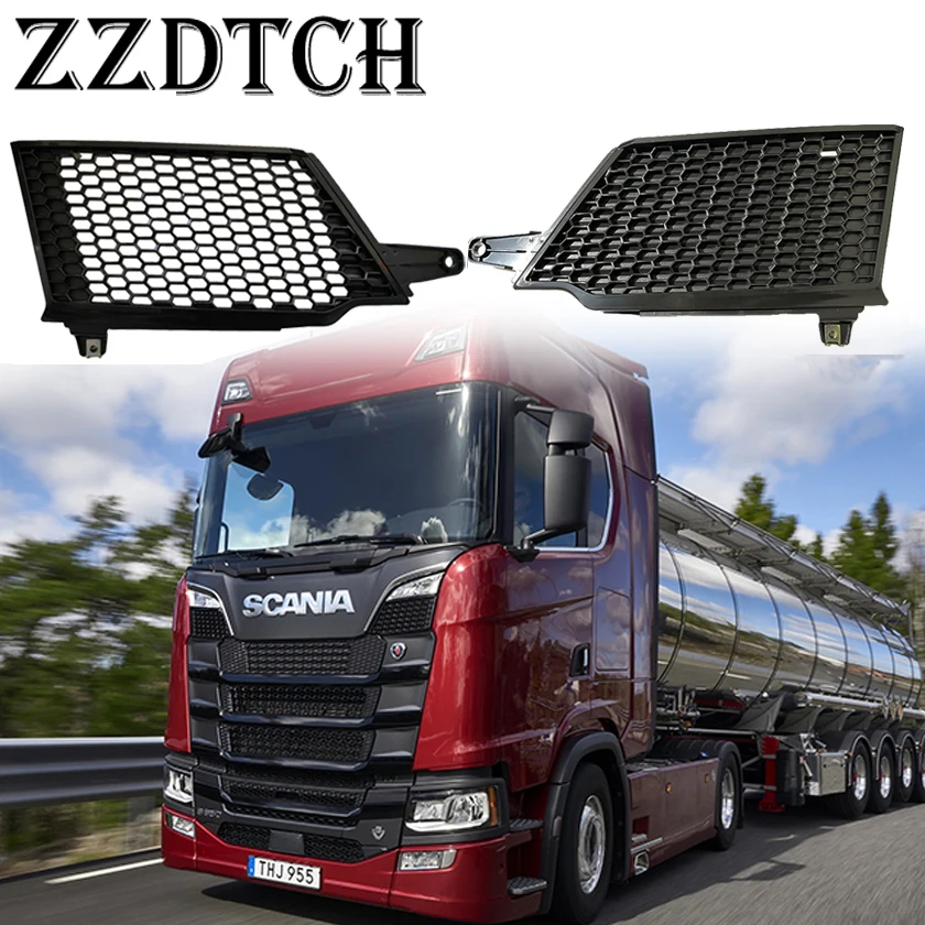 

2pcs L+R Grille for scania truck R650 S730 S500 front Grille decoration Cover Panel 2307647 2307649