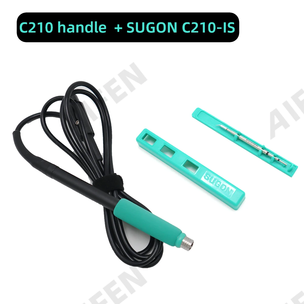

Универсальные наконечники для паяльника SUGON C210, совместимые с оригинальной паяльной станцией JBC, ручка T210, бессвинцовый нагревательный сердечник