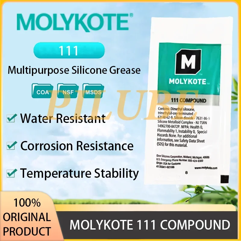 MOLYKOTE 111 смещенная смазка для герметика системы давления надежная уплотнительных