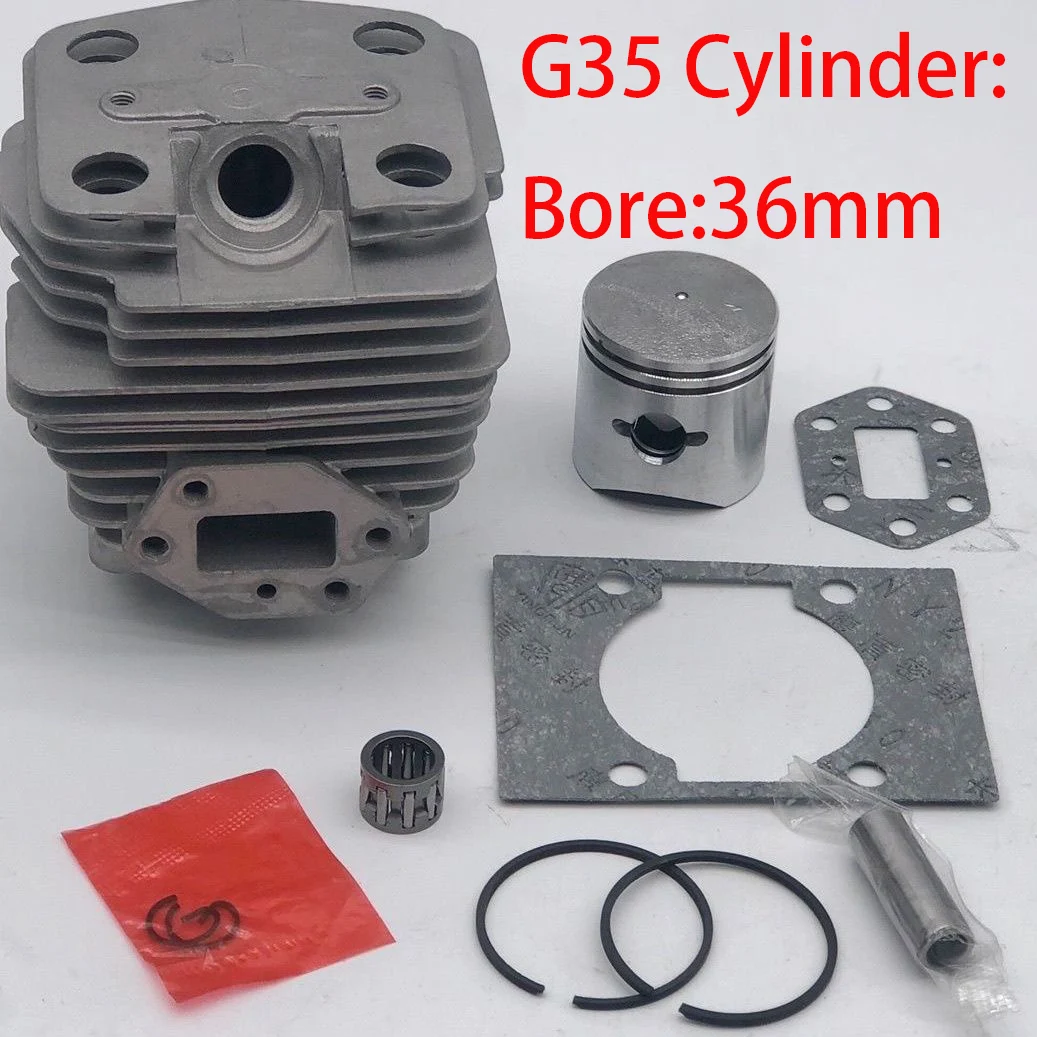 Наборы поршней цилиндров для G45L G35 G4K BC4310 3410 Диаметр отверстия 40 мм 36 Zenoah Сменный