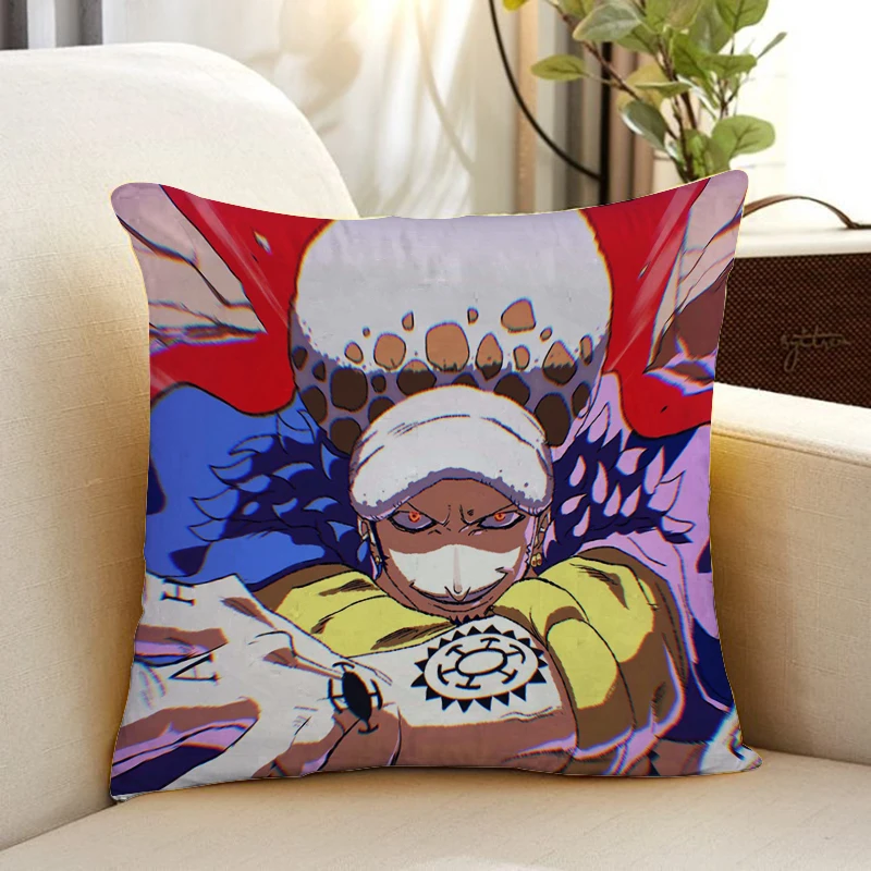 

One Piece Ornamental Pillows Anime Pillow Cases for Bed Cushion Covers Pillowcase Cushions Home Decor Cover Decorative Sofa Hugs