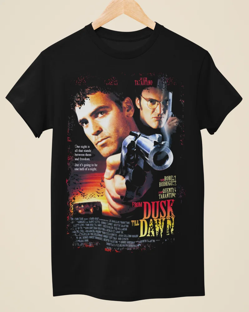 From Dusk Till Dawn — черная футболка унисекс в стиле постер фильма