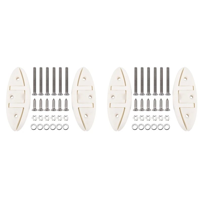 4 шт. 5-дюймовые нейлоновые Складные Лодки с откидной крышкой подъемная