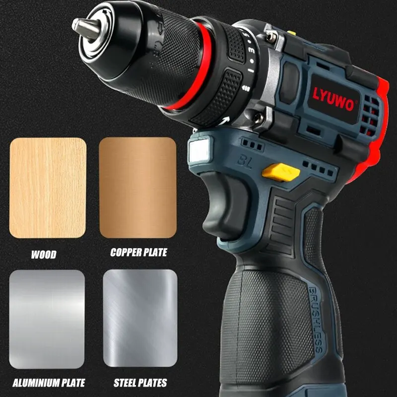 Некобальтовая аккумуляторная дрель LYUWO 16 В 70 нм Самоблокирующиеся электрические